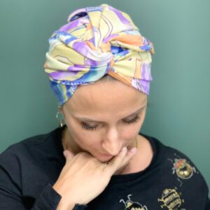 Turban de Chimio modèle Jeanne Aquarelle suzeanne.fr