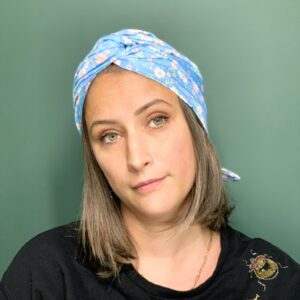 Turban de Chimio Modèle Jeanne Pâquerettes