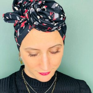 Turban de Chimio Modèle Jeanne Sacrée Géométrie