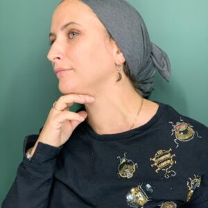 Turban de Chimio Modèle Suze douceur anthracite