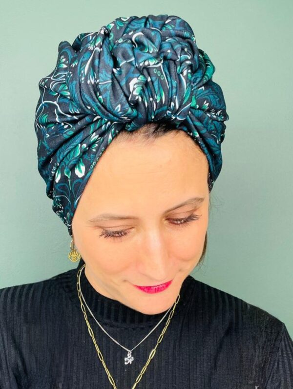 Turban de Chimio Modèle Suze Emeraude