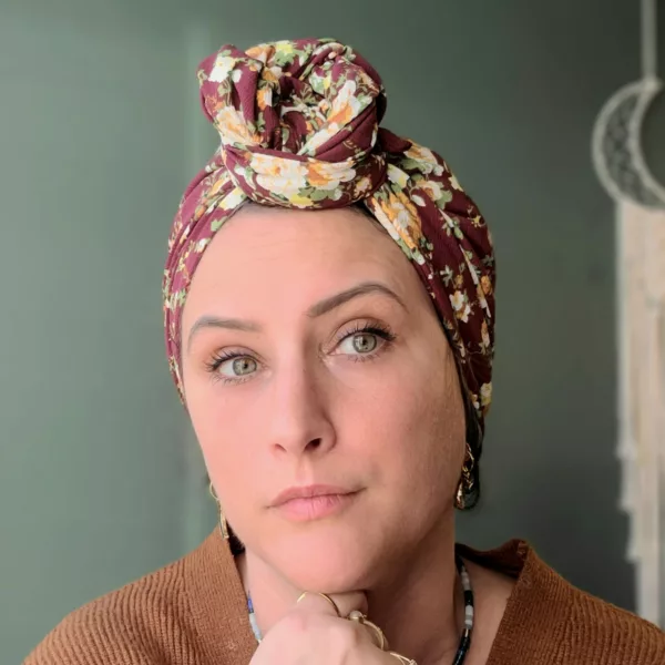 Turban Suze English Burgundy – Image 2